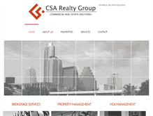 Tablet Screenshot of csarealtygroup.com